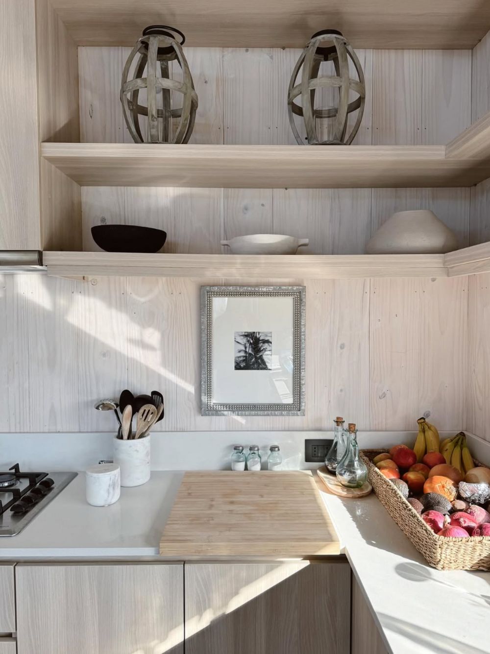 Palmera en movimiento