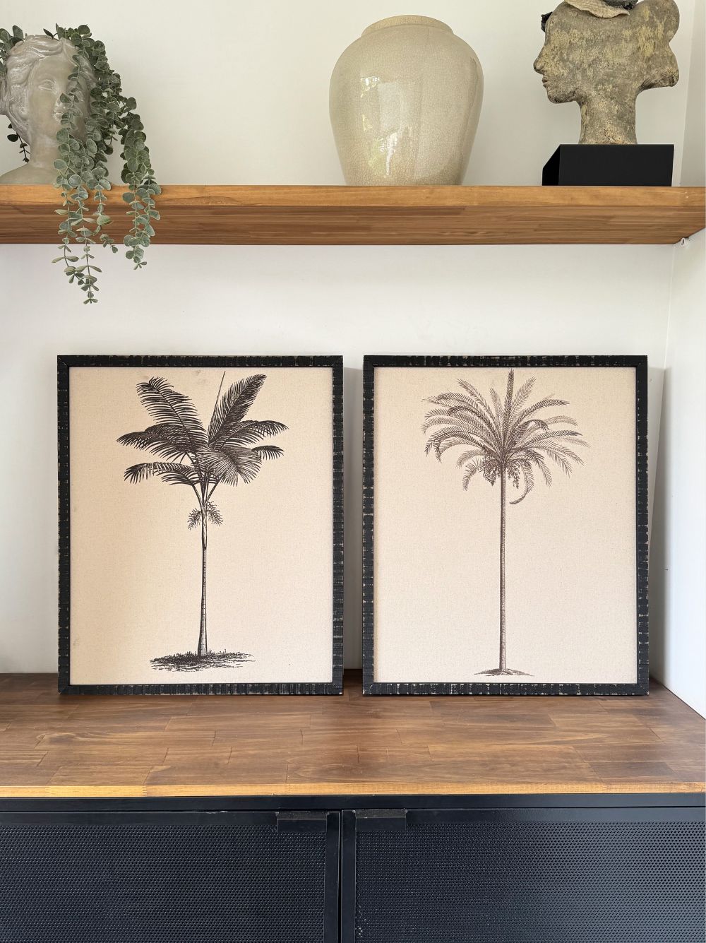 Palmera impresa en tela 2