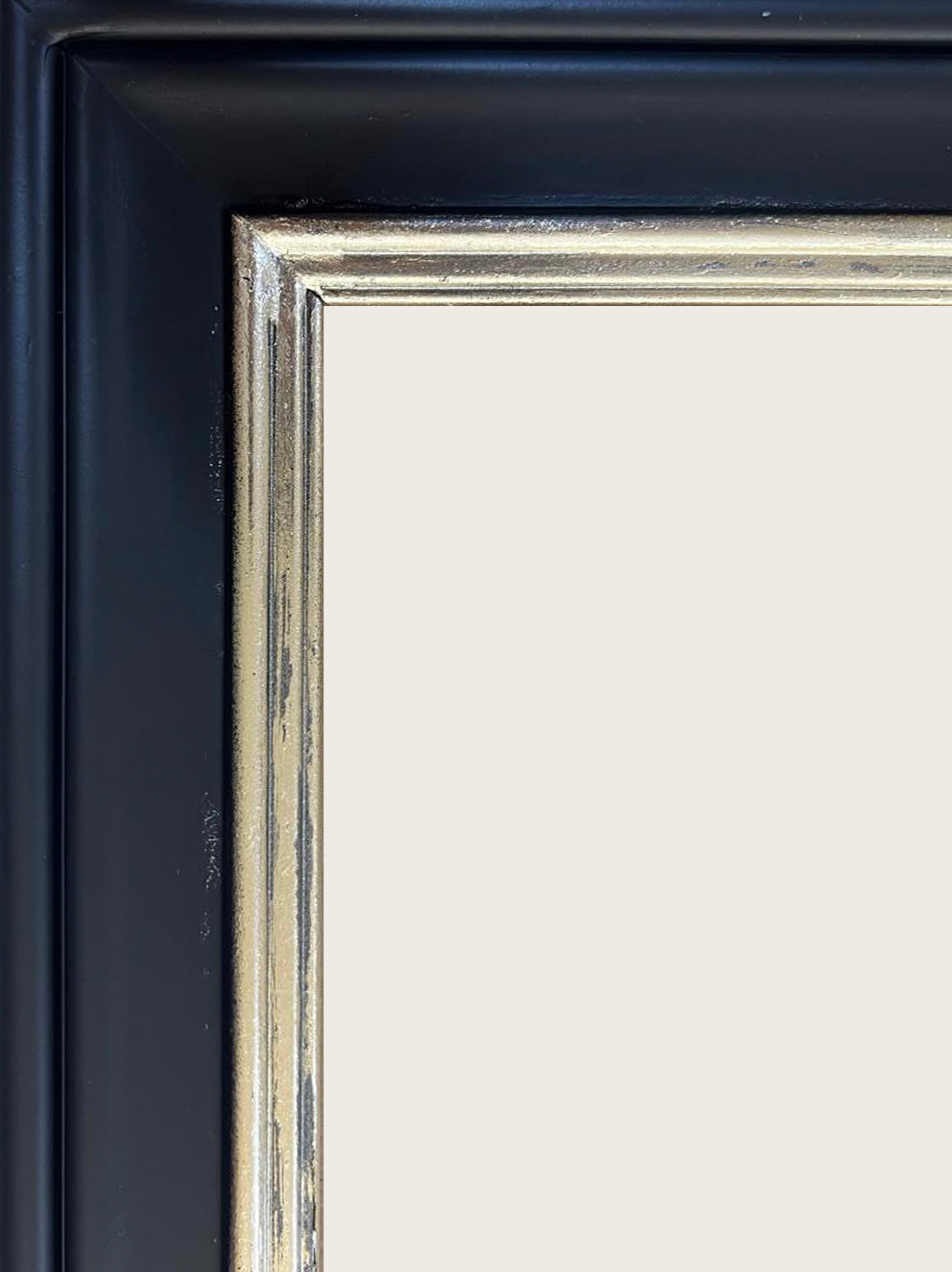 Baul 5 cms negro-dorado