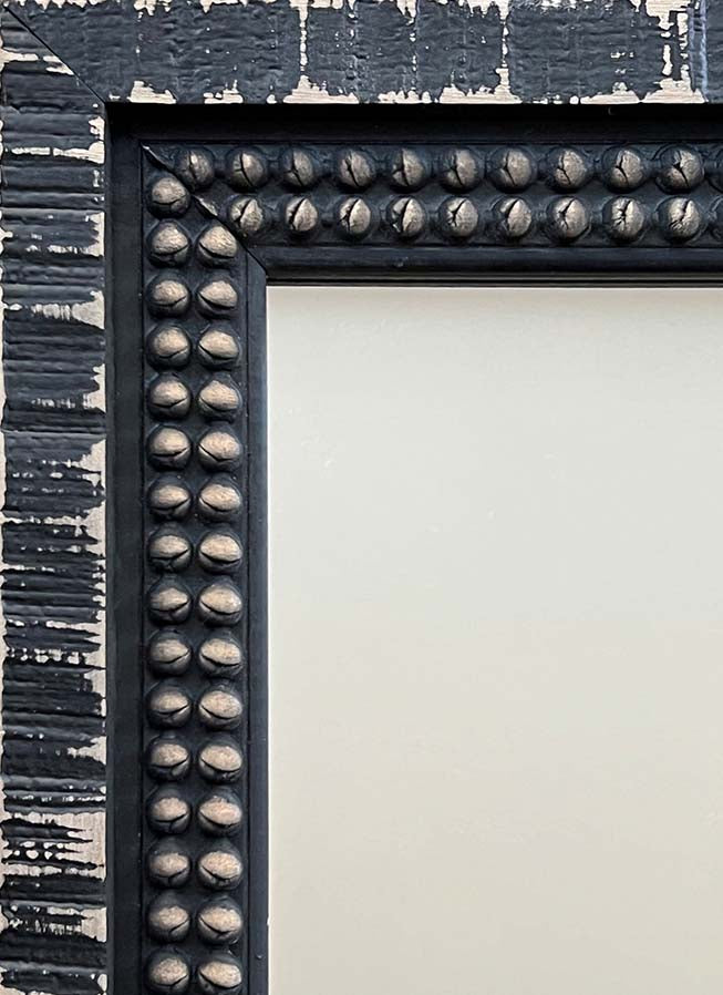 Doble Rústico perla negro